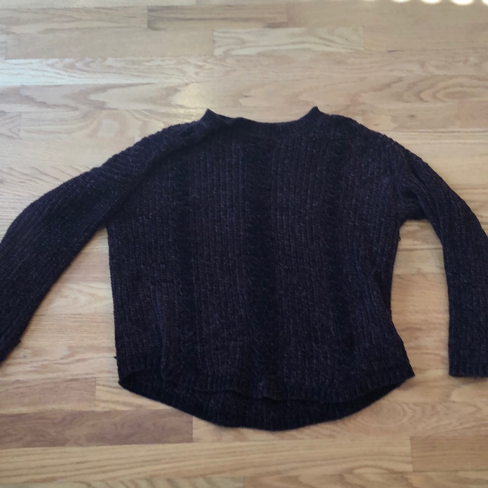 Fuzzy Maroon Sweater